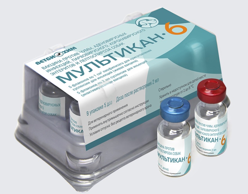 Вакцина Мультикан - 6, 1 доза, фл.